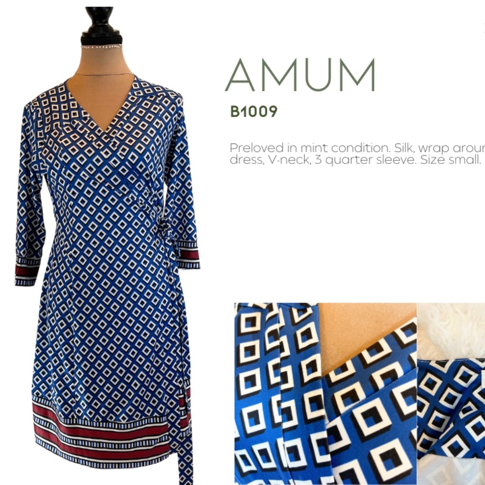Retro Wrap-Around Dress by Anum (B1009)